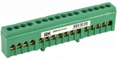 Шина IEK YNN10-69-16KD-K06 PE земля в корп изол на DIN-рейку ШНИ-6х9-16-К-З