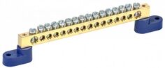 Шина IEK YNN10-812-16C2-K07 N ноль на двух угловых изоляторах (ШНИ-8х12-16-У2-С)