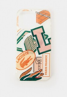 Чехол для iPhone Lacoste 15 Pro Max, с MagSafe двухслойный IML Double Layer