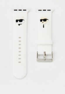 Ремешок для часов Karl Lagerfeld Apple Watch 38/40/41 мм, силиконовый 3D NFT Karl & Choupette