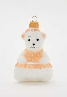 Игрушка елочная Vitus Девочка медвежонок