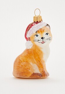 Елочная игрушка Vitus Котик в шапочке