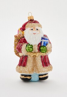 Игрушка елочная Vitus Дед Мороз с книгой