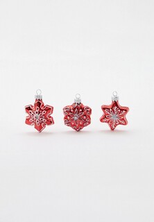 Набор елочных игрушек Vitus Прянички новогодние 3шт красный