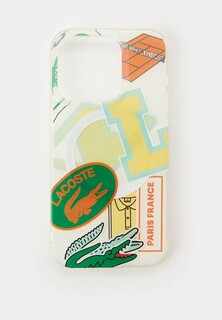 Чехол для iPhone Lacoste 15 Pro, с MagSafe двухслойный IML Double Layer