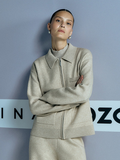 Кардиган на молнии с воротничком Zarina