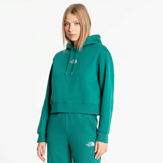 Женская худи Джемпер W ESSENTIAL CROP HOODIE EVERGREEN The North Face