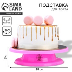Подставка для торта вращающаяся Konfinetta