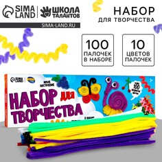Набор для творчества с меховыми палочками, классический Школа талантов
