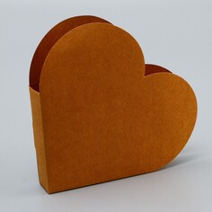 Коробка для конфет, 10 x 10 x 3 крафт. кондитерская упаковка Upak Land