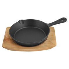 Сковорода порц лит/руч 18см на подставке MY Real Iron Cook