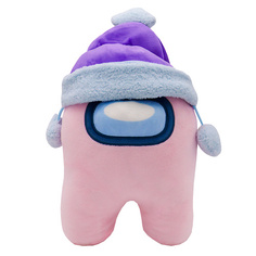 Мягкая игрушка AMONG US Плюшевая игрушка В ШАПКЕ 30 см