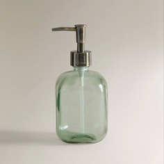 ZARA HOME Дозатор для жидкого мыла из зеленого стекла