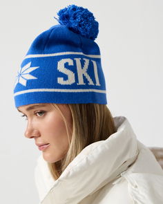 Шапка "Ski Apres" синего цвета