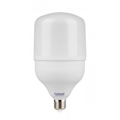 Лампа светодиодная E27, 50 Вт, 230 В, 6500 К, холодный белый свет, General Lighting Systems, GLDEN-HPL, высокомощный