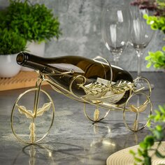 Подставка под бутылку, 25.5х8.5х22.5 см, Велосипед, Y4-8764