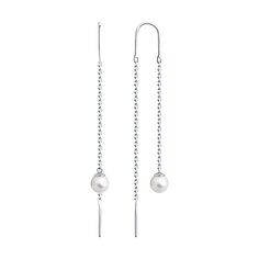 Серьги SOKOLOV из серебра с жемчугом