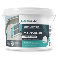 Покрытия декоративные штукатурка декоративная ЛАКРА фактурная шуба 15кг, арт.0007818
