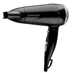 Фены фен BRAYER BR3024 1600Вт складная ручка черный