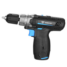 Дрели-шуруповерты аккумуляторные дрель-шуруповерт DEKO ZKCD12V PRO 32Нм 12В Li-Ion 2,0Ач 2АКБ ДЕКО