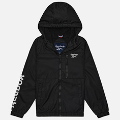 Женская куртка ветровка Reebok Windbreaker, цвет чёрный