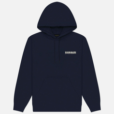 Мужская толстовка Napapijri Linth Hoodie, цвет синий