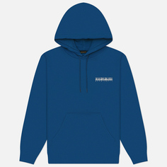 Мужская толстовка Napapijri Linth Hoodie, цвет синий