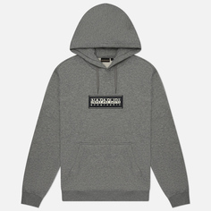 Мужская толстовка Napapijri Suze Hoodie, цвет серый