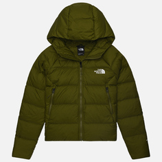 Женский пуховик The North Face Hyalite Down Hooded, цвет оливковый