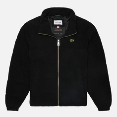 Мужской пуховик Lacoste Quilted Corduroy Puffer, цвет чёрный