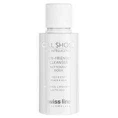 SWISS LINE Cell Shock Age Intelligence Миниатюра Успокаивающий очищающий лосьон для лица 35 мл
