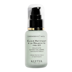 SKIN CARE ELIXIR MATIFIANT A LA MALACHITE Крем-Основа под Макияж Защитный Матирующий SPF20 Klytia