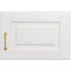 Навесной шкаф над вытяжкой Лача 50x33.8x29 см фасад МДФ ваниль каркас ЛДСП белый Без бренда