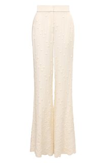 Брюки из хлопка и вискозы Elie Saab