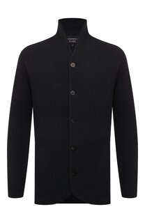 Пиджак из шерсти и хлопка Emporio Armani