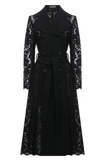 Пальто из хлопка и шерсти Dolce & Gabbana