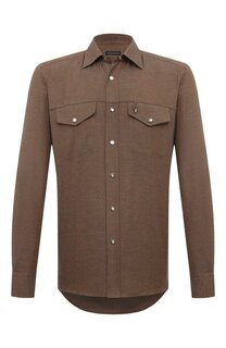 Хлопковая рубашка Stefano Ricci