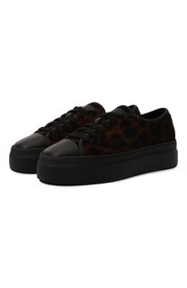 Кожаные кеды Santoni