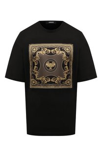 Хлопковая футболка Versace