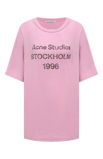 Хлопковая футболка Acne Studios
