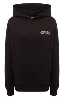 Хлопковое худи Comme des Fuckdown