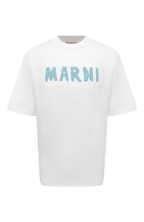 Хлопковая футболка Marni