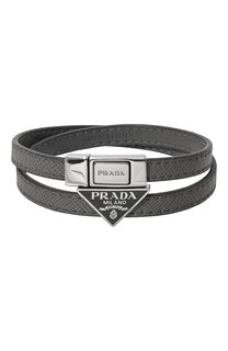 Кожаный браслет Prada