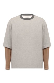 Комбинированный свитшот Dries Van Noten