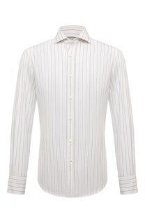 Хлопковая рубашка Brunello Cucinelli