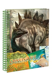 Набор для аппликаций с наклейками Dino Paremo