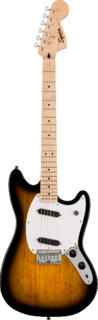 FENDER SQUIER Sonic Mustang, Maple Fingerboard, White Pickguard, 2-Color Sunburst
