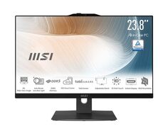 Моноблок 23.8 MSI Modern AM242TP 1M AIO 9S6-AE0721-1280 5 120U/16GB/512GB/1920x1080/wireless kbd/wireless mouse/GbitEth/WiFi/BT/noOS/black