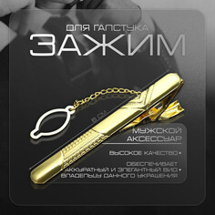 Зажим для галстука стальной Queen Fair