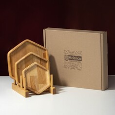 Подарочный набор деревянной посуды adelica